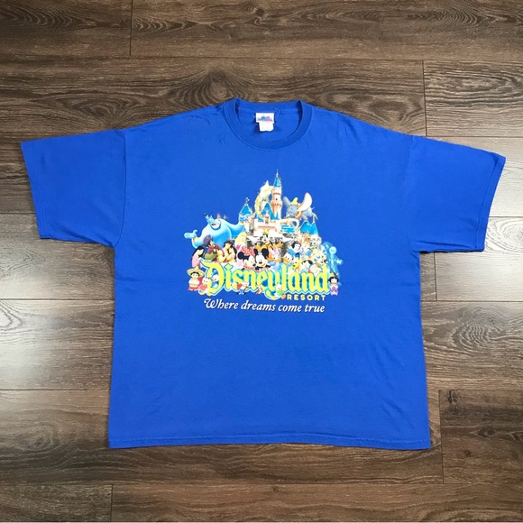 Disneyland Resort Where Dreams Come True Mickey Mouse & Friends Vintage T-Shirt - Picture 1 of 6
